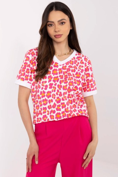 Bluzka Model MI-BZ-M6312-1.29 Fuksja - Italy Moda Bluzka Model MI-BZ-M6312-1.29 Fuksja - Italy Moda