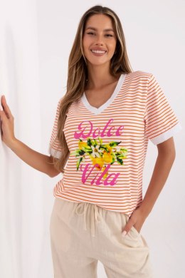 Bluzka Model MI-BZ-M6312-2.93 Orange - Italy Moda
