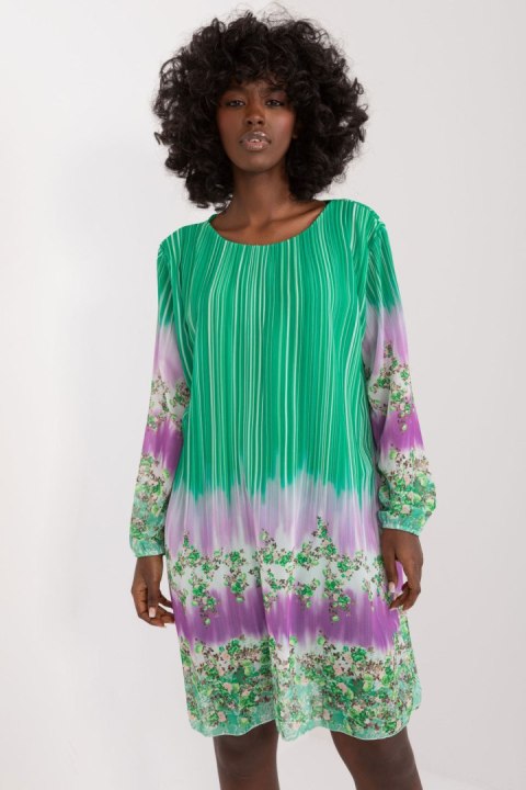 Sukienka Model DHJ-SK-N8524.14X Green - Italy Moda Sukienka Model DHJ-SK-N8524.14X Green - Italy Moda