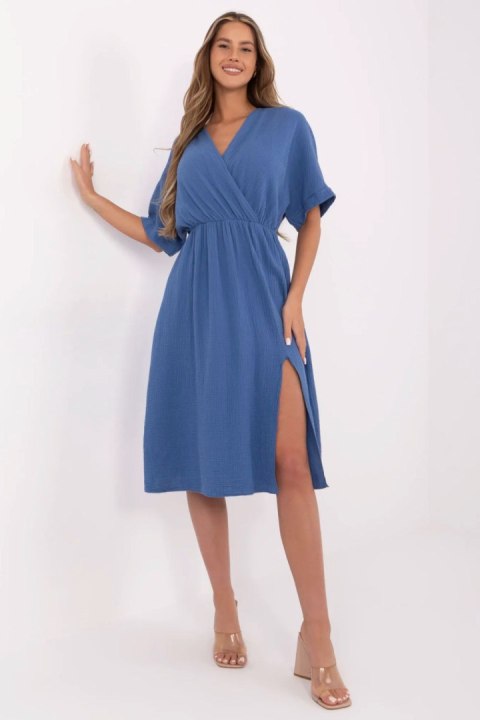 Sukienka Model MI-SK-121008.84 Dark Blue - Italy Moda Sukienka Model MI-SK-121008.84 Dark Blue - Italy Moda