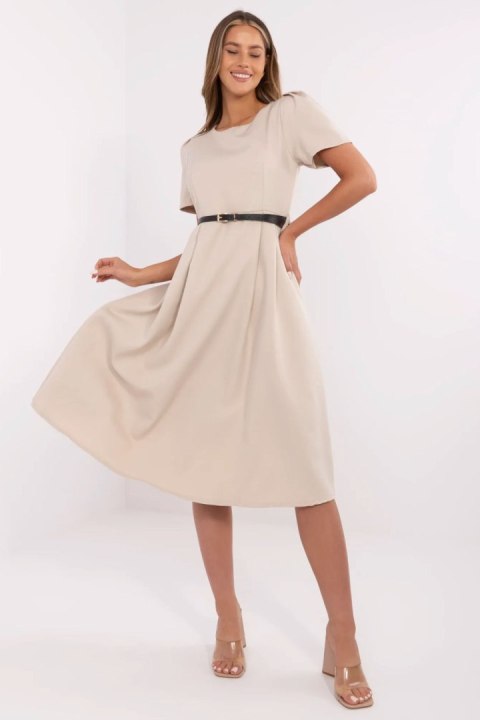 Sukienka Model MI-SK-A2328.41 Beige - Italy Moda Sukienka Model MI-SK-A2328.41 Beige - Italy Moda
