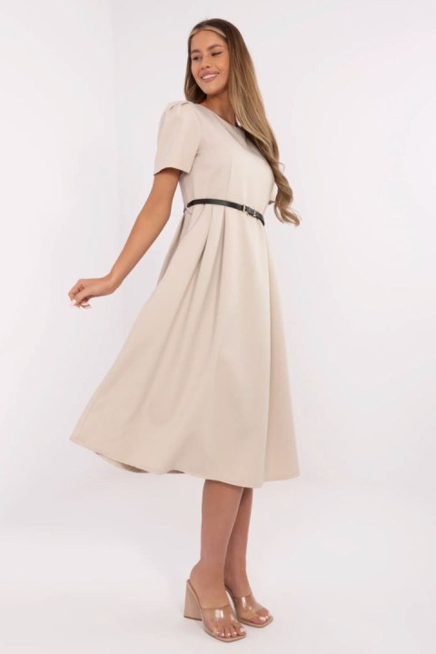 Sukienka Model MI-SK-A2328.41 Beige - Italy Moda Sukienka Model MI-SK-A2328.41 Beige - Italy Moda
