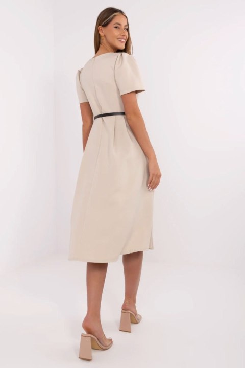 Sukienka Model MI-SK-A2328.41 Beige - Italy Moda Sukienka Model MI-SK-A2328.41 Beige - Italy Moda