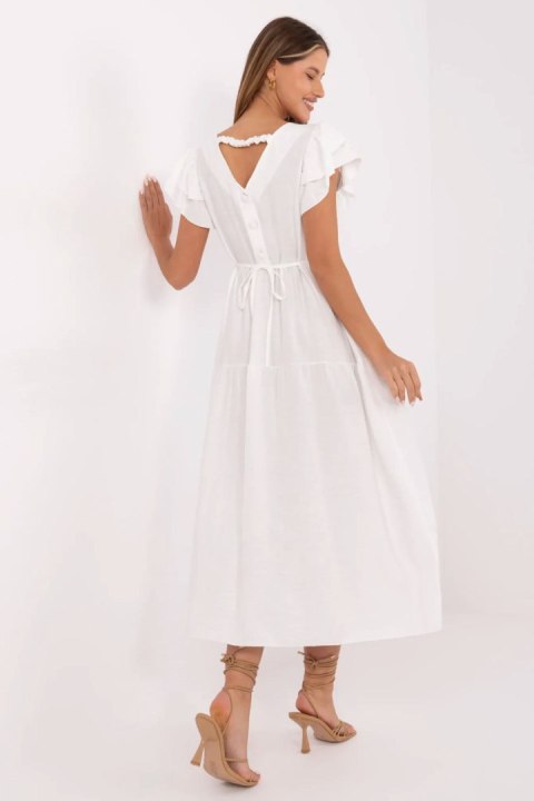 Sukienka Model MI-SK-A2489.21 Ecru - Italy Moda Sukienka Model MI-SK-A2489.21 Ecru - Italy Moda