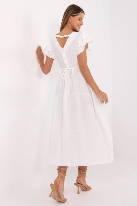 Sukienka Model MI-SK-A2489.21 Ecru - Italy Moda Sukienka Model MI-SK-A2489.21 Ecru - Italy Moda