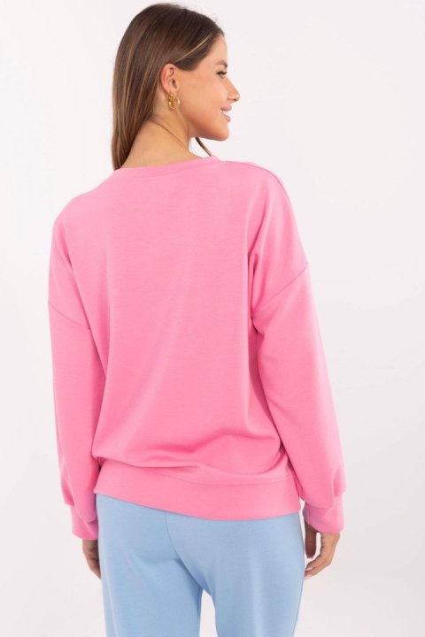 Bluza Damska Model DHJ-BL-20322.72 Pink - Italy Moda Bluza Damska Model DHJ-BL-20322.72 Pink - Italy Moda