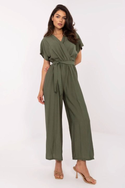 Kombinezon Model DHJ-KO-19077.69 Khaki - Italy Moda Kombinezon Model DHJ-KO-19077.69 Khaki - Italy Moda