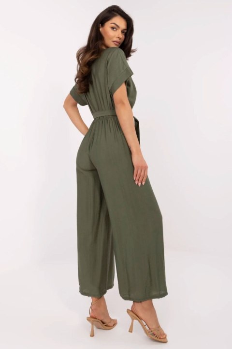 Kombinezon Model DHJ-KO-19077.69 Khaki - Italy Moda Kombinezon Model DHJ-KO-19077.69 Khaki - Italy Moda