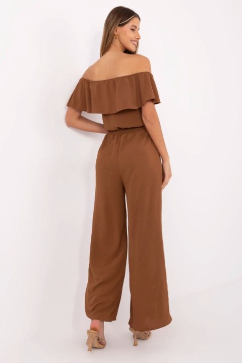Kombinezon Model MI-KO-T52.67 Light Brown - Italy Moda Kombinezon Model MI-KO-T52.67 Light Brown - Italy Moda
