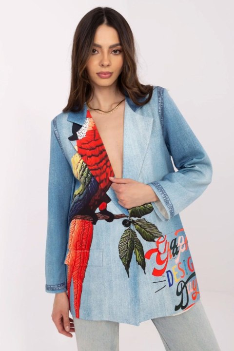 Marynarka Model DHJ-MA-18525-33.18 Blue - Italy Moda Marynarka Model DHJ-MA-18525-33.18 Blue - Italy Moda