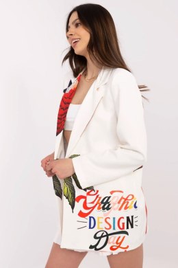 Marynarka Model DHJ-MA-18525-33.18 Ecru - Italy Moda