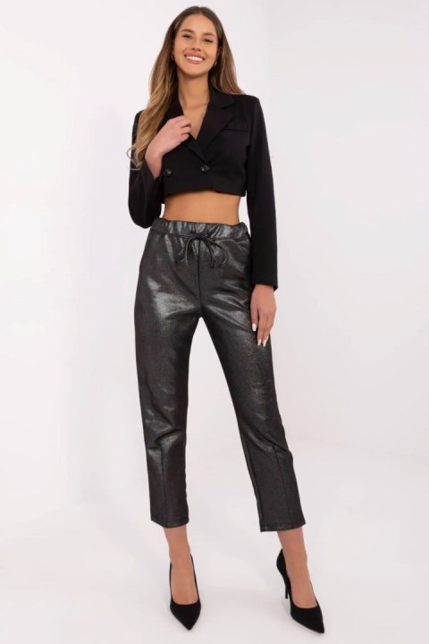 Spodnie Damskie Model MI-SP-P56901.29 Black - Italy Moda Spodnie Damskie Model MI-SP-P56901.29 Black - Italy Moda