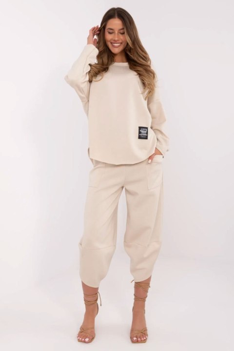 Spodnie Komplet Model MI-KMPL-M56491.09 Beige - Italy Moda Spodnie Komplet Model MI-KMPL-M56491.09 Beige - Italy Moda
