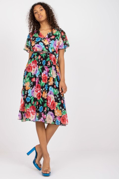 Sukienka Model DHJ-SK-13162.92 Black/Red - Italy Moda Sukienka Model DHJ-SK-13162.92 Black/Red - Italy Moda