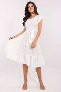 Sukienka Model DHJ-SK-13583.18 Ecru - Italy Moda