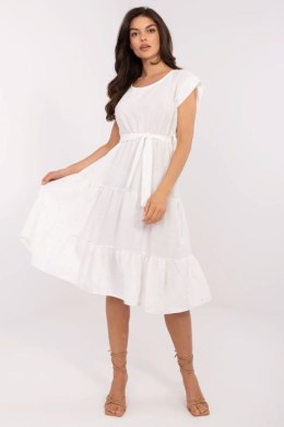 Sukienka Model DHJ-SK-13583.18 Ecru - Italy Moda