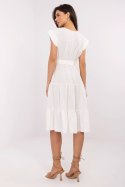 Sukienka Model DHJ-SK-13583.18 Ecru - Italy Moda