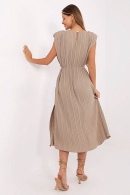 Sukienka Model DHJ-SK-19830.00 Dark Beige - Italy Moda