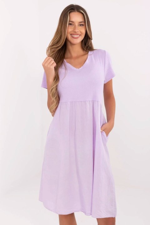 Sukienka Model DHJ-SK-25370.85 Light Violet - Italy Moda Sukienka Model DHJ-SK-25370.85 Light Violet - Italy Moda