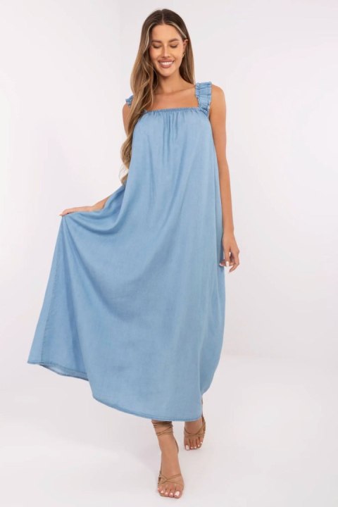 Sukienka Model DHJ-SK-A9197.90 Blue - Italy Moda Sukienka Model DHJ-SK-A9197.90 Blue - Italy Moda