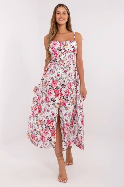 Sukienka Model MI-SK-23817-12.95 White/Pink - Italy Moda Sukienka Model MI-SK-23817-12.95 White/Pink - Italy Moda