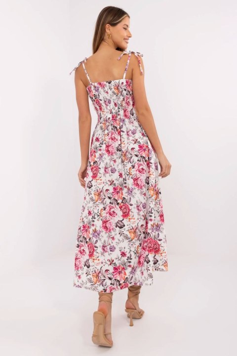 Sukienka Model MI-SK-23817-12.95 White/Pink - Italy Moda Sukienka Model MI-SK-23817-12.95 White/Pink - Italy Moda