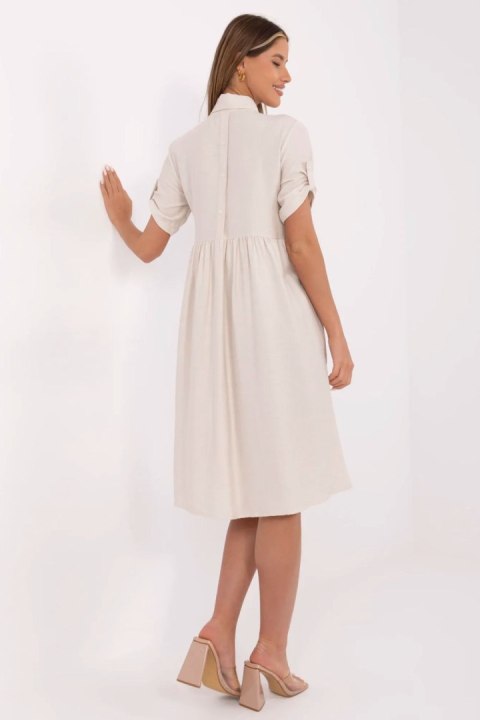 Sukienka Model MI-SK-A2275.09 Beige - Italy Moda Sukienka Model MI-SK-A2275.09 Beige - Italy Moda