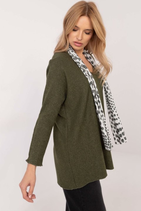 Sweter Damski Model DHJ-BZ-19226.91 Khaki - Italy Moda Sweter Damski Model DHJ-BZ-19226.91 Khaki - Italy Moda