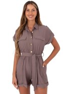 Kombinezon Model MI-KO-A5043.70 Dark Beige - Italy Moda