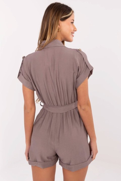 Kombinezon Model MI-KO-A5043.70 Dark Beige - Italy Moda Kombinezon Model MI-KO-A5043.70 Dark Beige - Italy Moda