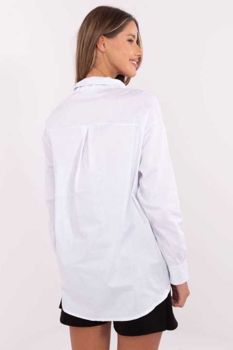 Koszula Damska Model DHJ-KS-9213-1.77P White - Italy Moda Koszula Damska Model DHJ-KS-9213-1.77P White - Italy Moda