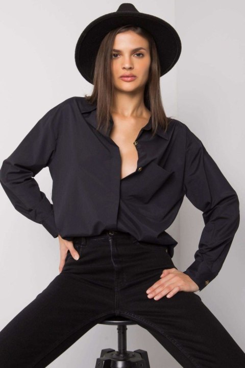 Koszula Damska Model EM-KS-005.34 Black - Ex Moda Koszula Damska Model EM-KS-005.34 Black - Ex Moda
