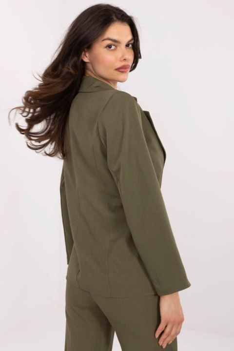 Marynarka Model DHJ-MA-18736.12 Khaki - Italy Moda Marynarka Model DHJ-MA-18736.12 Khaki - Italy Moda