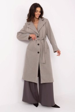 Płaszcz Damski Model MO-PL-1804.00 Grey/Beige - Italy Moda