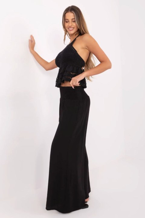 Spodnie Damskie Model MI-SP-A2543.27 Black - Italy Moda Spodnie Damskie Model MI-SP-A2543.27 Black - Italy Moda