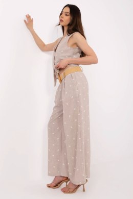Spodnie Komplet Model DHJ-KMPL-20882.66 Dark Beige - Italy Moda