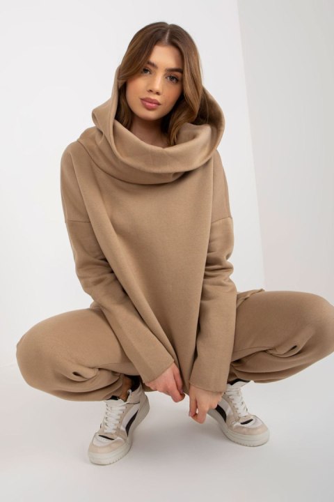 Spodnie Komplet Model EM-KMPL-632.13 Dark Beige - Ex Moda Spodnie Komplet Model EM-KMPL-632.13 Dark Beige - Ex Moda