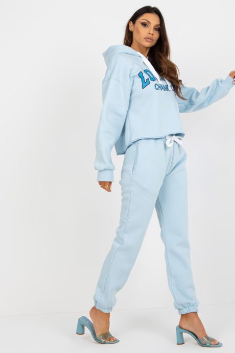 Spodnie Komplet Model EM-KMPL-720.01 Light Blue - Ex Moda Spodnie Komplet Model EM-KMPL-720.01 Light Blue - Ex Moda