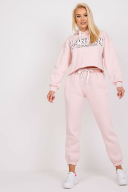 Spodnie Komplet Model EM-KMPL-720.01 White/Pink - Ex Moda