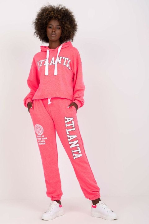 Spodnie Komplet Model EM-KMPL-734.35P Fluo Pink - Ex Moda Spodnie Komplet Model EM-KMPL-734.35P Fluo Pink - Ex Moda