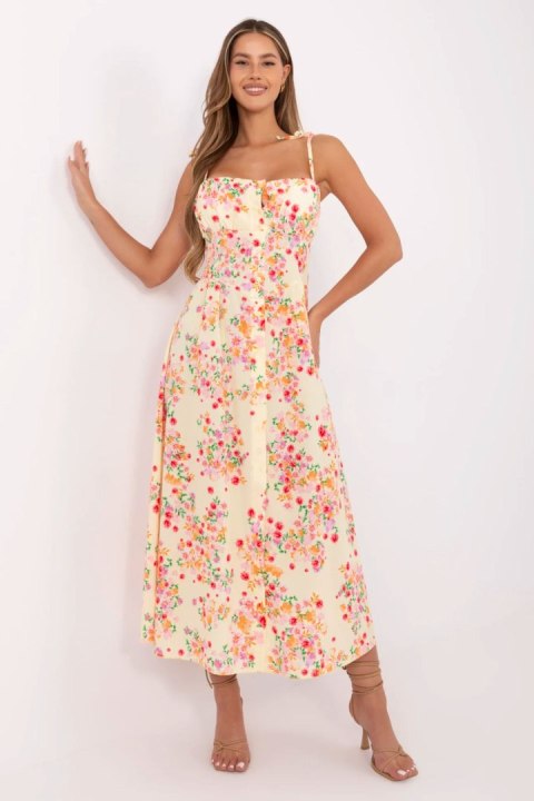 Sukienka Model MI-SK-23817-1.88 Light Yellow - Italy Moda Sukienka Model MI-SK-23817-1.88 Light Yellow - Italy Moda