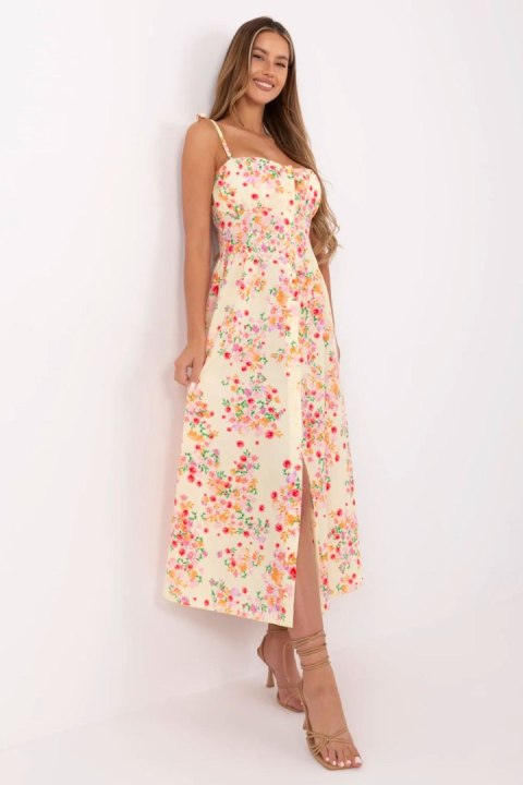 Sukienka Model MI-SK-23817-1.88 Light Yellow - Italy Moda Sukienka Model MI-SK-23817-1.88 Light Yellow - Italy Moda