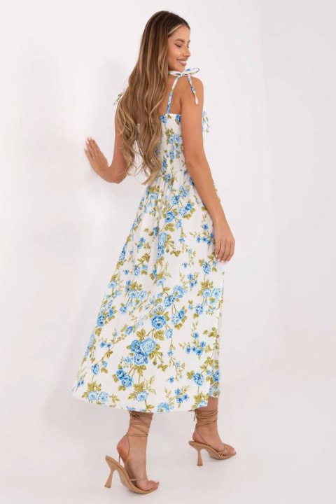 Sukienka Model MI-SK-23817-7.83 White/Blue - Italy Moda Sukienka Model MI-SK-23817-7.83 White/Blue - Italy Moda