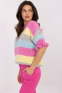 Sweter Damski Model MI-SW-1903.94 Grey/Pink - Italy Moda