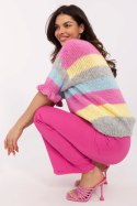 Sweter Damski Model MI-SW-1903.94 Grey/Pink - Italy Moda