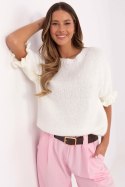 Sweter Damski Model MI-SW-2913.99 Ecru - Italy Moda Hurtownia odzieży on-line, moda damska, bielizna i obuwie dla kobiet - Matte