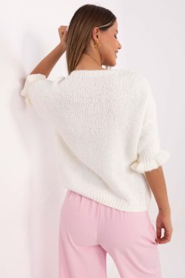 Sweter Damski Model MI-SW-2913.99 Ecru - Italy Moda Hurtownia odzieży on-line, moda damska, bielizna i obuwie dla kobiet - Matte