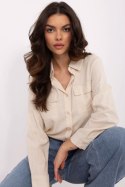 Koszula Damska Model NM-KS-JK62612.82 Beige - NM