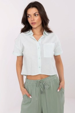 Koszula Damska Model NM-KS-KA-01148.50P White/Green - NM