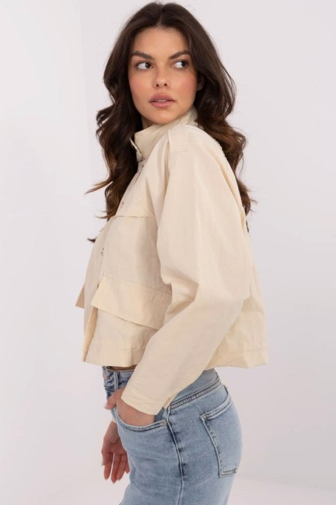 Kurtka Damska Model NM-KR-A2394.01 Beige - NM Kurtka Damska Model NM-KR-A2394.01 Beige - NM